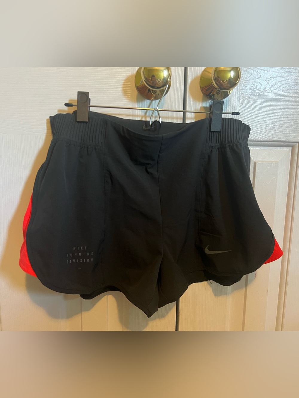 Nike Black Women’s Running Division Shorts with Reflective Logo - NEVER WORN